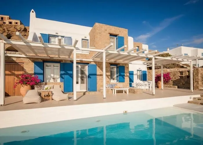 Luxurious Choulakia Retreat W Swimming Pool & View * Houlakia (Mykonos)